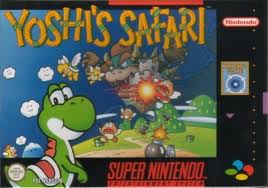 Yoshi's Safari SNES box
